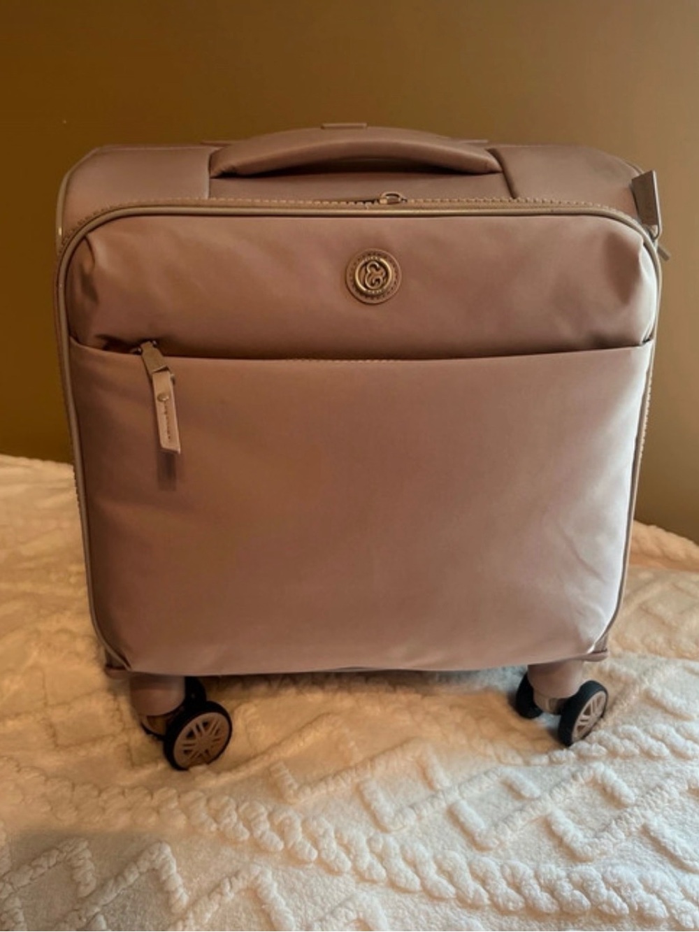 Joan & David Blush Pink Carry-On Spinner